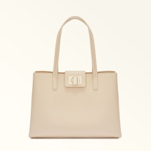 Furla 1927 Totes Kadın Krema | 8372-NMBZX