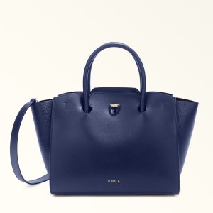 Furla GENESI Totes Kadın Lacivert | 5864-RDGQK