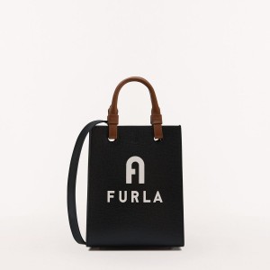 Furla VARSITY STYLE Totes Kadın Siyah | 5478-LOBZI