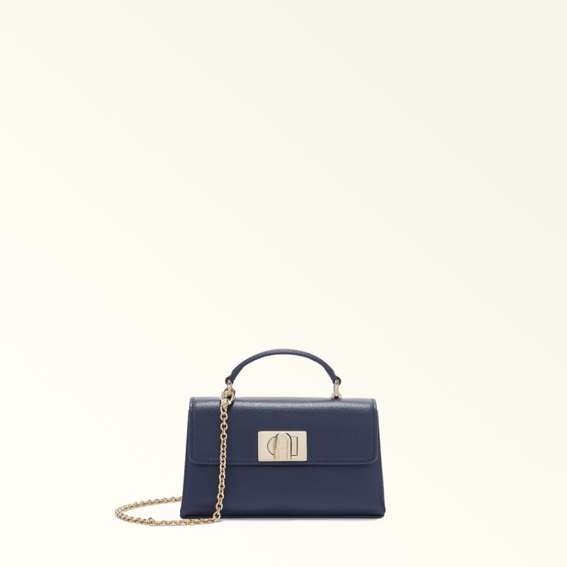 Furla 1927 Mini Çanta Kadın Lacivert | 4638-YKBIL