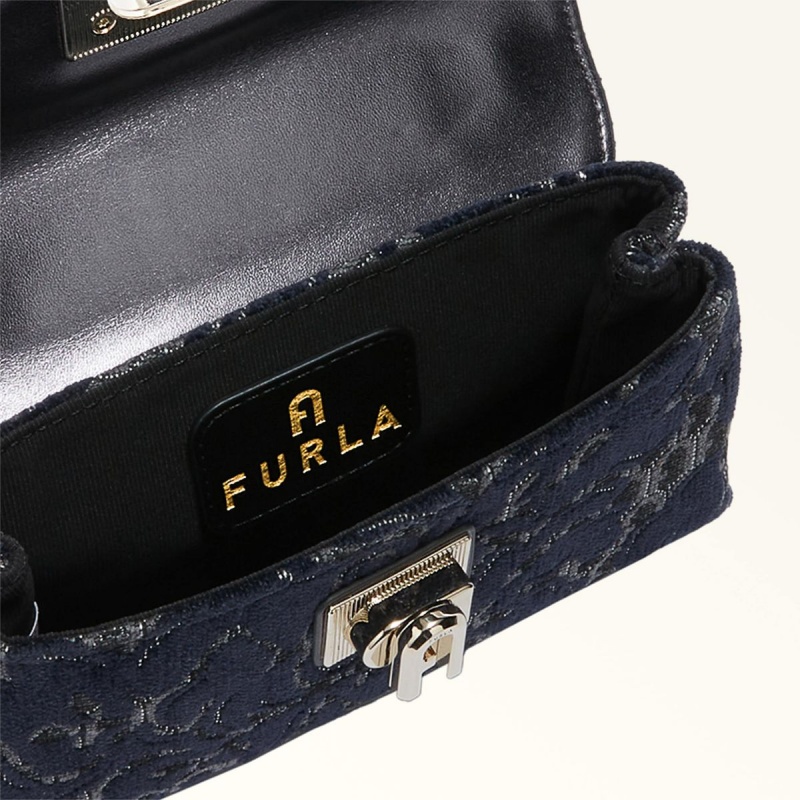 Furla 1927 Mini Çanta Kadın Siyah | 7042-PNSHW