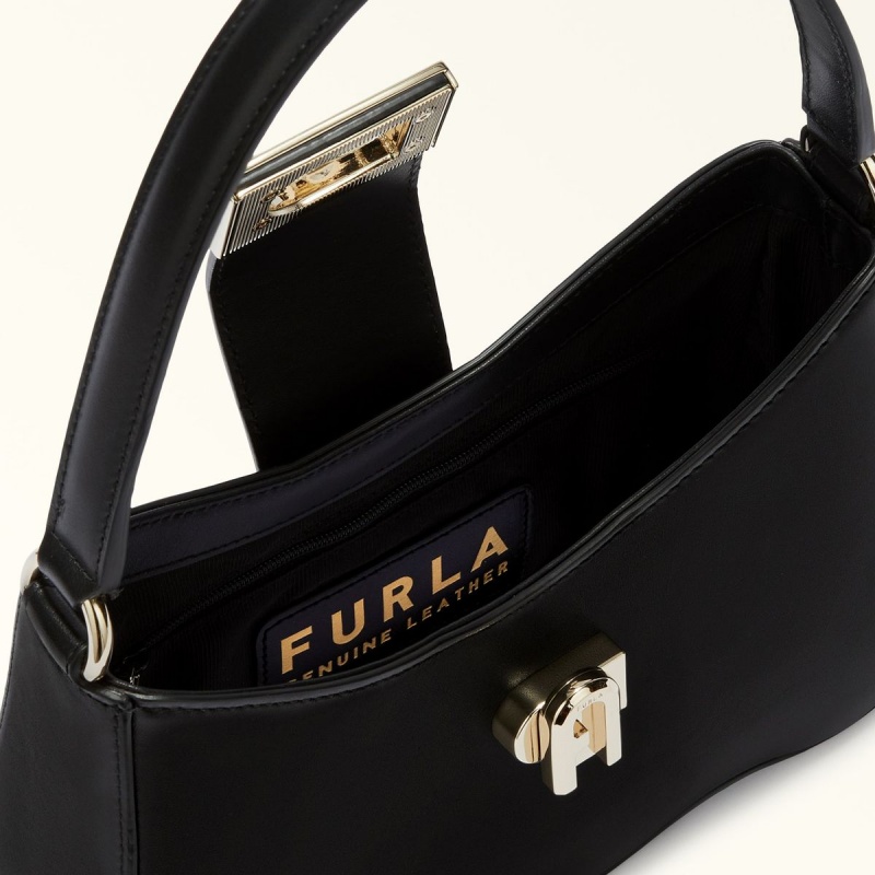 Furla 1927 Omuz Çantası Kadın Siyah | 4893-RFGYH