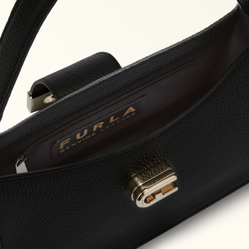 Furla 1927 Omuz Çantası Kadın Siyah | 9276-WPHGO