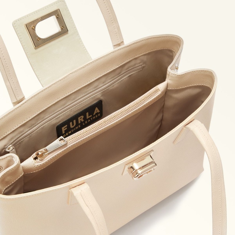 Furla 1927 Totes Kadın Krema | 8372-NMBZX