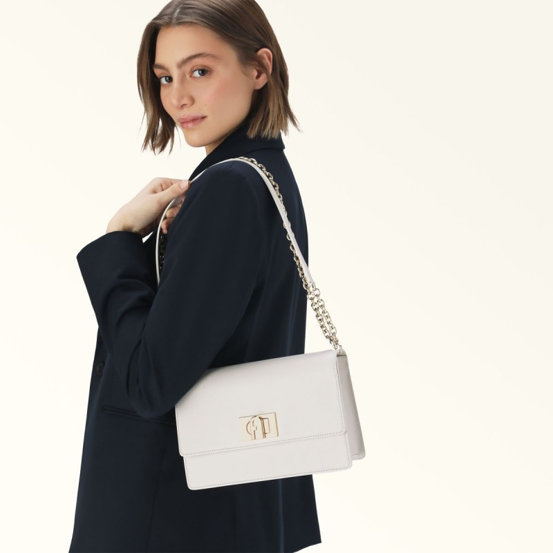 Furla 1927 Çapraz Askılı Çanta Kadın Beyaz | 6174-VSUOC