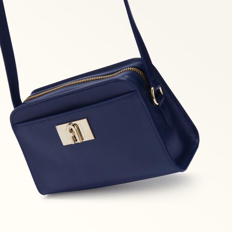 Furla 1927 Çapraz Askılı Çanta Kadın Lacivert | 4208-LACKB