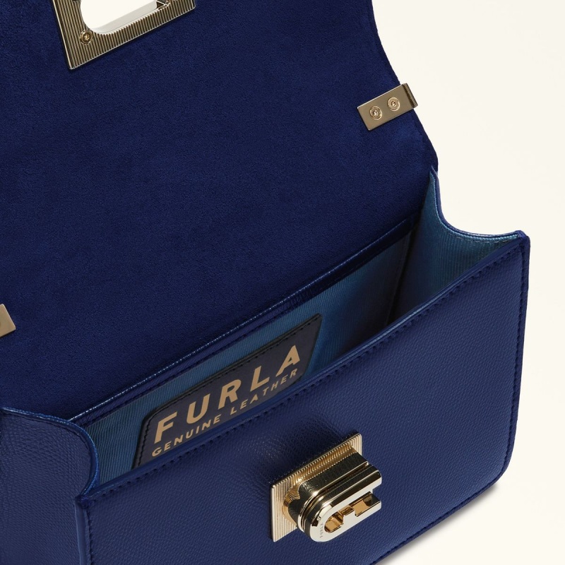 Furla 1927 Çapraz Askılı Çanta Kadın Lacivert | 8217-XSEQG