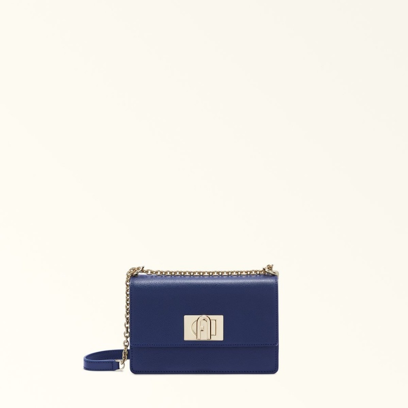 Furla 1927 Çapraz Askılı Çanta Kadın Lacivert | 8217-XSEQG