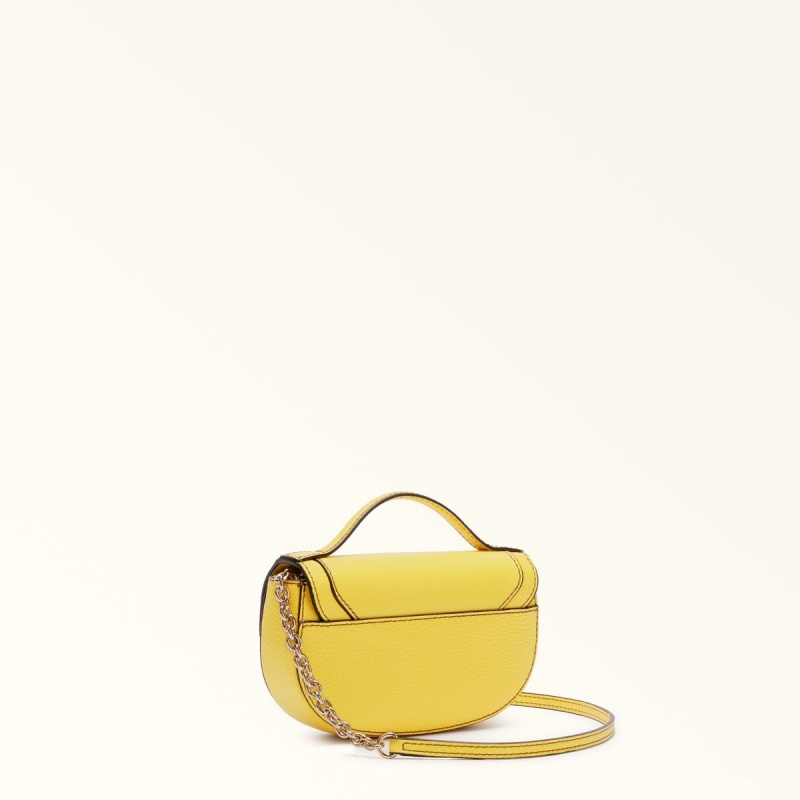 Furla CLUB 2 Mini Çanta Kadın Sarı | 3698-RSUOB