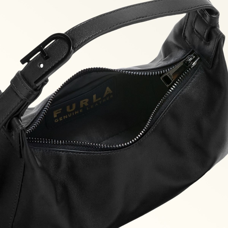 Furla FLOW Omuz Çantası Kadın Siyah | 7043-QPLZT