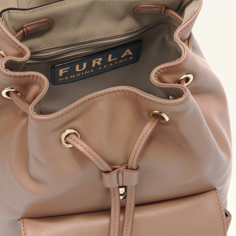 Furla FLOW Sırt Çantası Kadın Kahve | 7093-QHDVZ