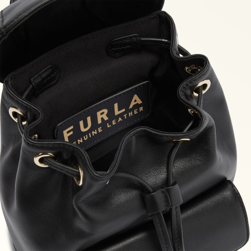 Furla FLOW Sırt Çantası Kadın Siyah | 2098-ELUOC