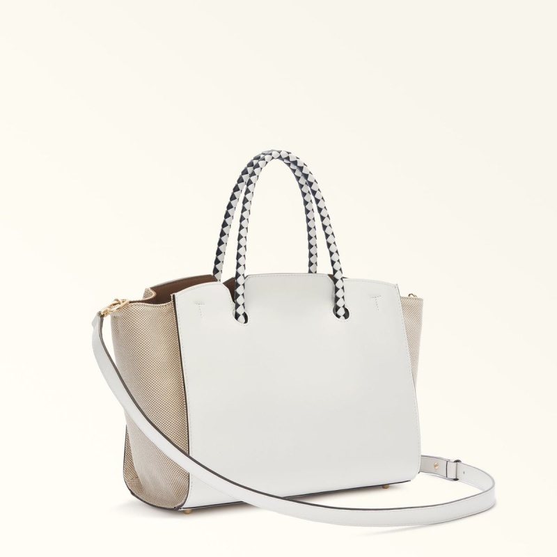 Furla GENESI Totes Kadın Beyaz | 4519-XAIHJ