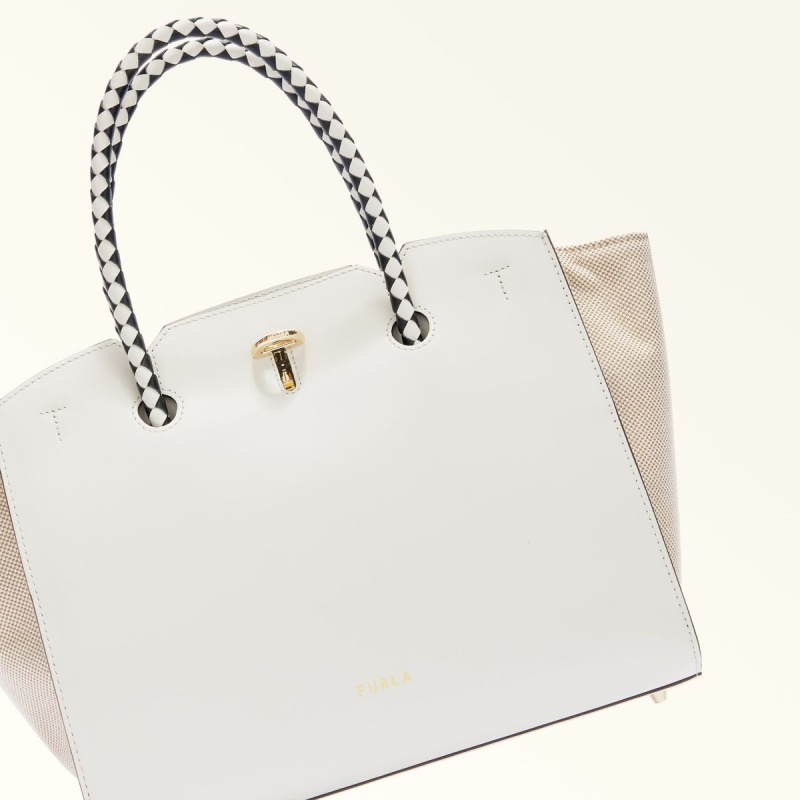 Furla GENESI Totes Kadın Beyaz | 4519-XAIHJ