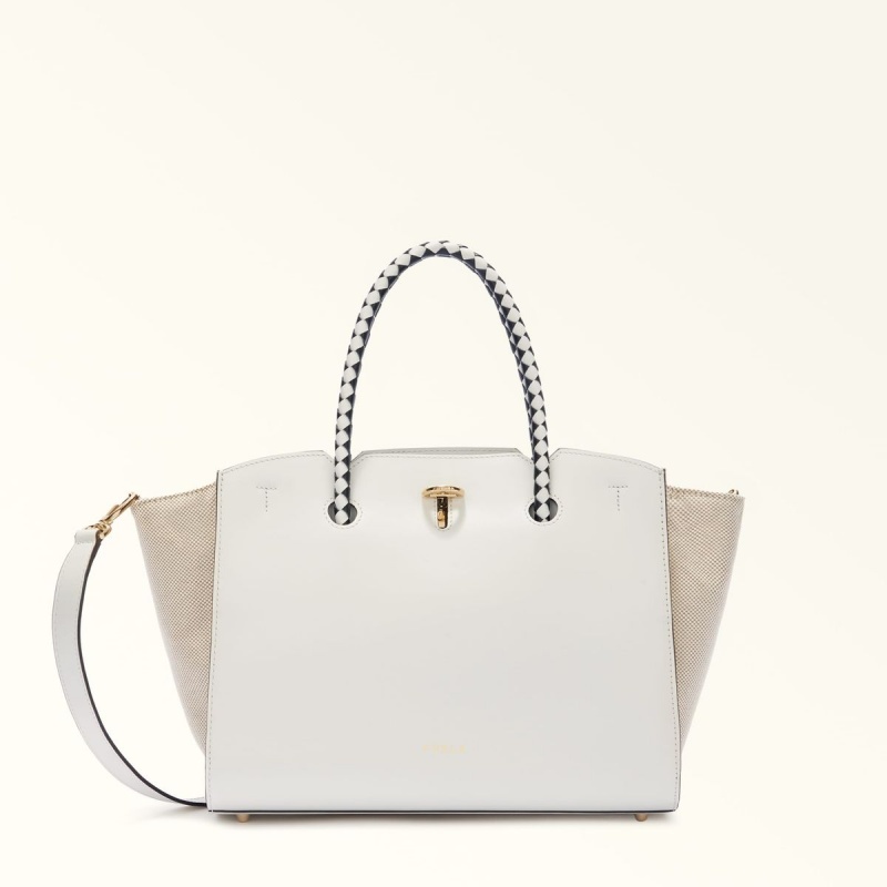 Furla GENESI Totes Kadın Beyaz | 4519-XAIHJ