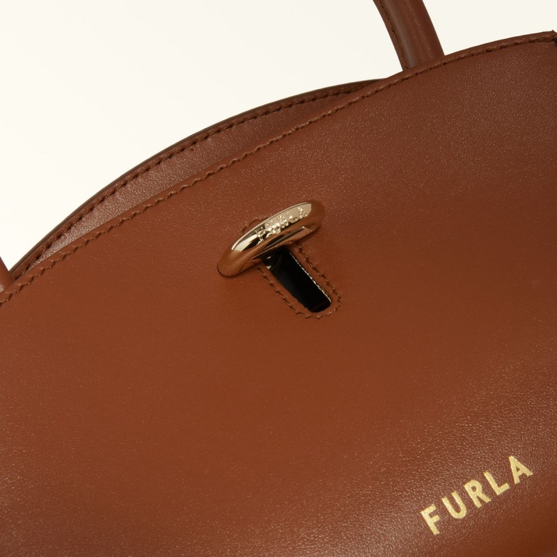 Furla GENESI Totes Kadın Kahverengi | 4019-MWDCN