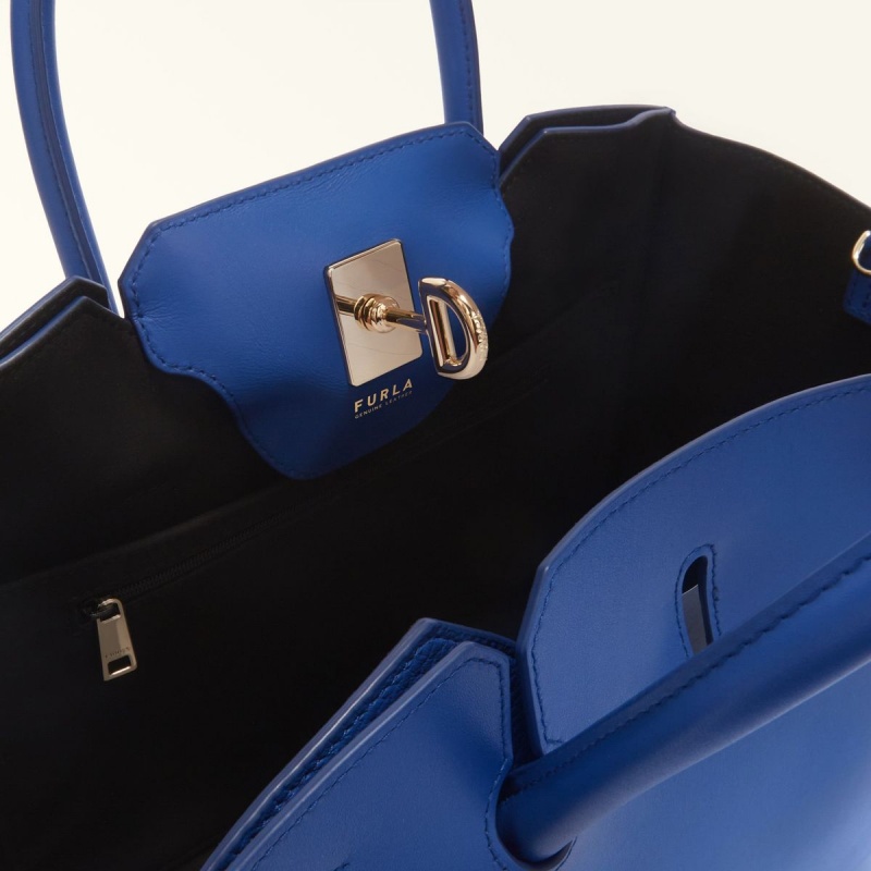 Furla GENESI Totes Kadın Lacivert | 3946-OGAXH