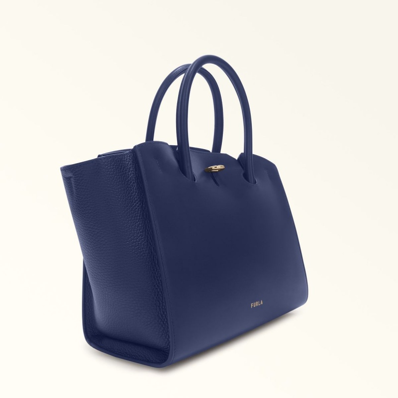 Furla GENESI Totes Kadın Lacivert | 9835-SNCPL