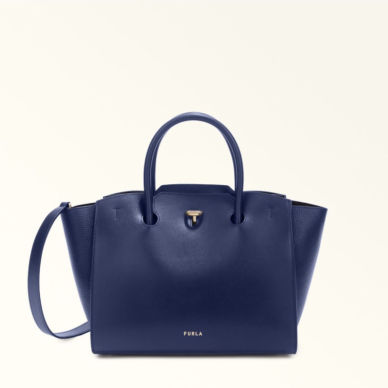 Furla GENESI Totes Kadın Lacivert | 9835-SNCPL