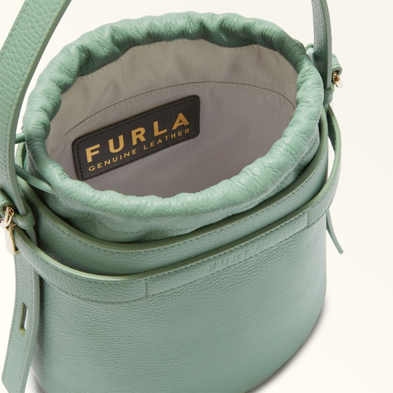 Furla GIOVE Kova Çanta Kadın Yeşil | 3172-NVBQG