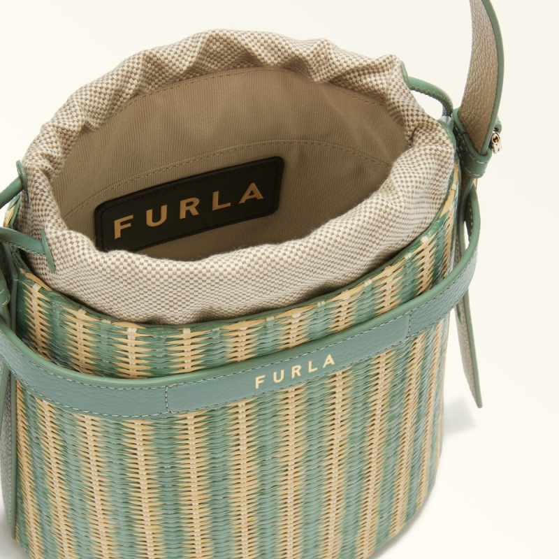 Furla GIOVE Kova Çanta Kadın Yeşil | 3560-ZIFPG