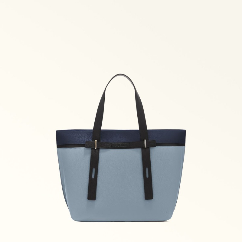 Furla GIOVE Totes Kadın Siyah Platini | 5490-YADHO