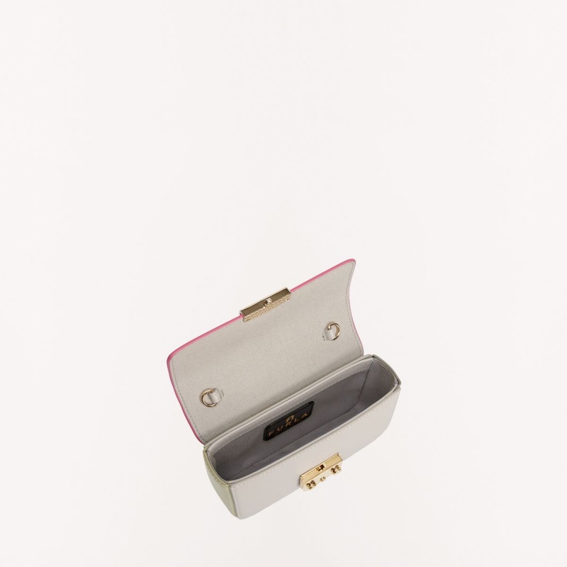 Furla METROPOLIS Mini Çanta Kadın Pembe Beyaz | 8397-DLWOG