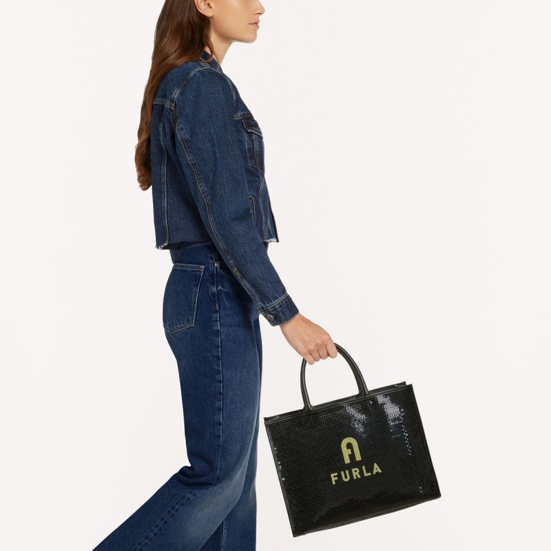 Furla OPPORTUNITY Totes Kadın Siyah | 3605-NLUPV