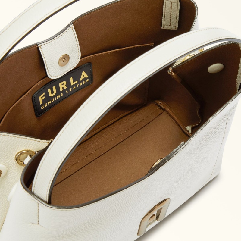 Furla PRIMULA Omuz Çantası Kadın Beyaz | 5614-NZJGS