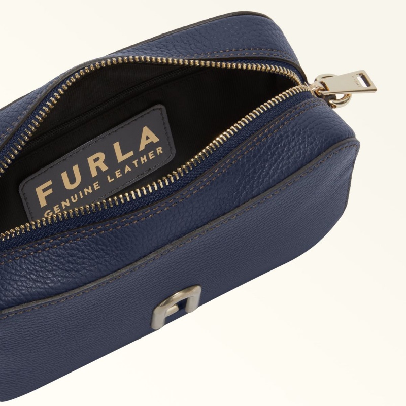 Furla PRIMULA Çapraz Askılı Çanta Kadın Lacivert | 8543-YOWKZ