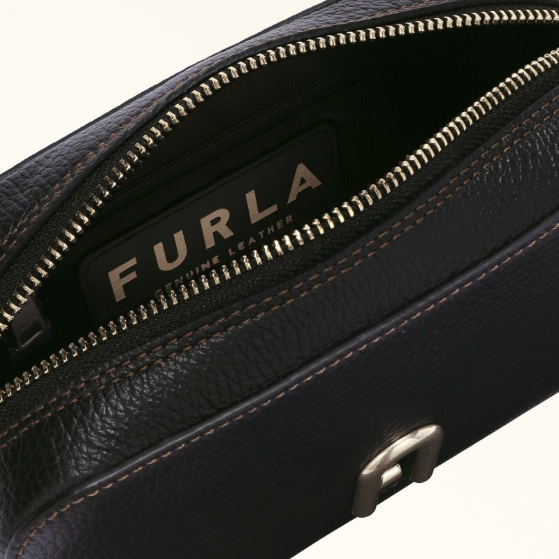 Furla PRIMULA Çapraz Askılı Çanta Kadın Siyah | 9831-MFTSX