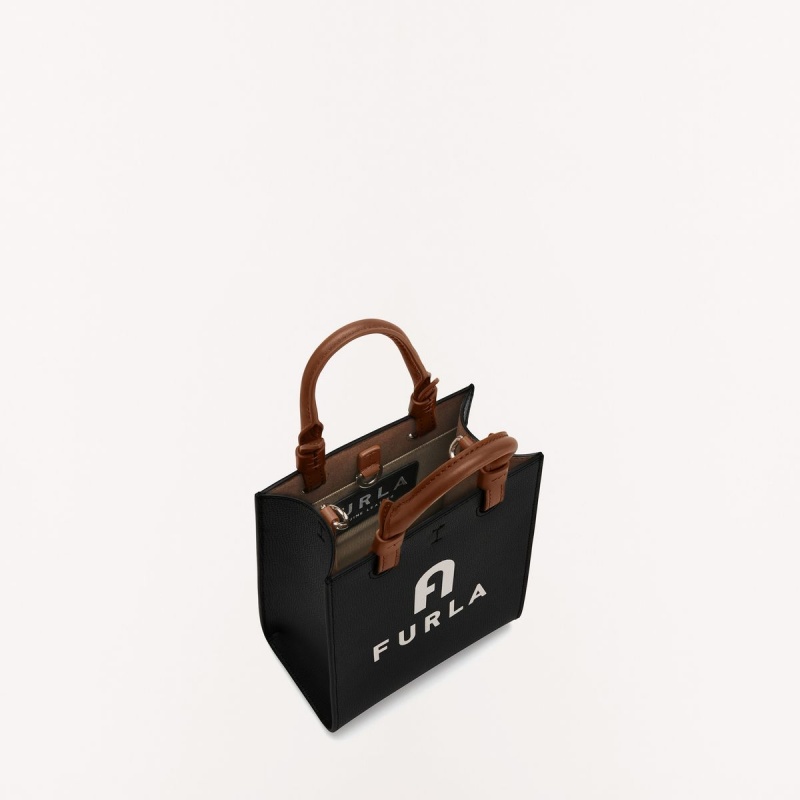 Furla VARSITY STYLE Totes Kadın Siyah | 5478-LOBZI