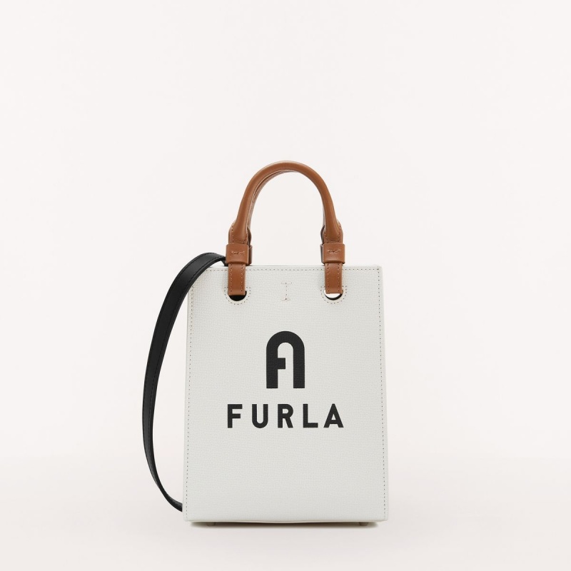 Furla VARSITY STYLE Totes Kadın Siyah | 6749-QDVSF